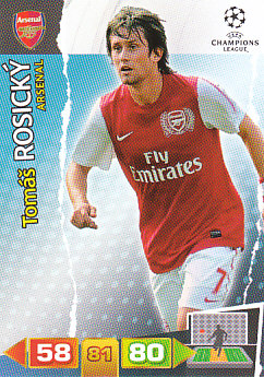 Tomas Rosicky Arsenal 2011/12 Panini Adrenalyn XL CL #16